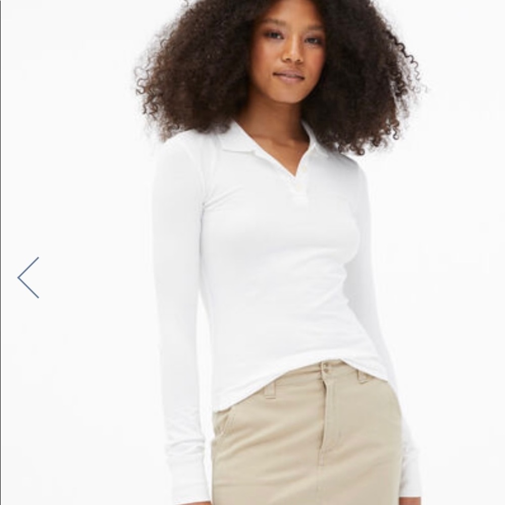 NWT Aeropostale Long Sleeve Pique Polo